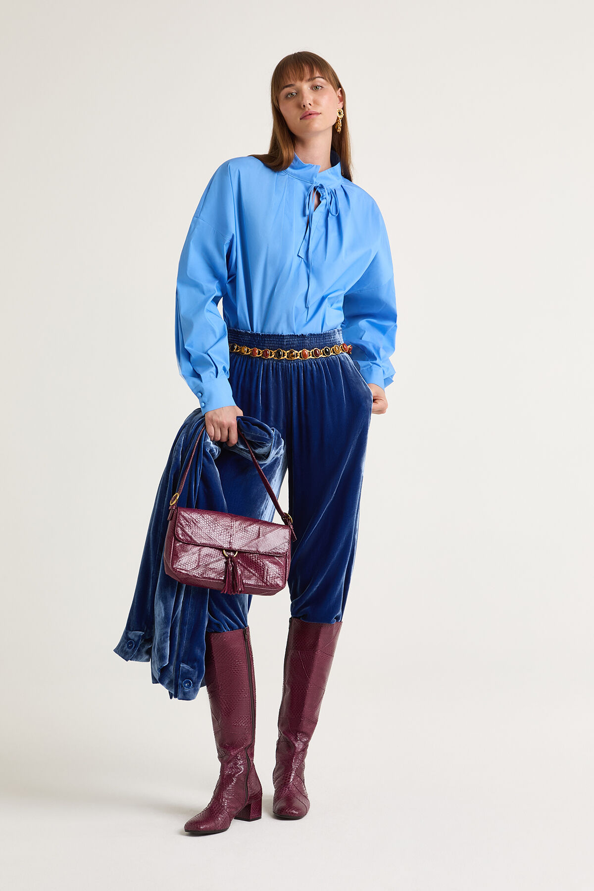 Maliparmi SPARKLE POPELINE HEMD Kobaltblau JM556915214 Maliparmi SPARKLE POPELINE HEMD Kobaltblau JM556915214