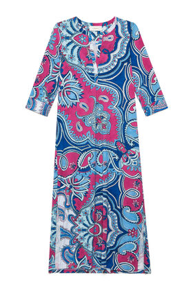 Malìparmi HIPPIE LOTUS DRESS Light Blue JF667370671