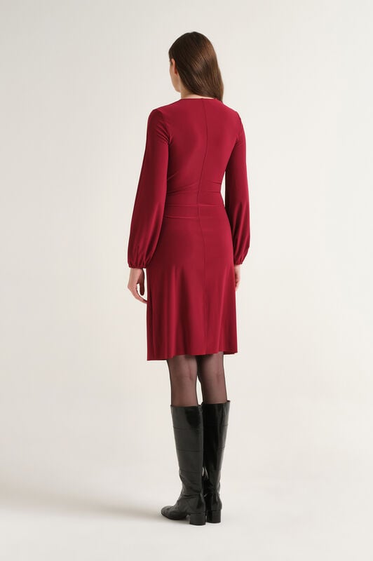 Maliparmi TECNO JERSEY ROBE Bordeaux JF680370226 Maliparmi TECNO JERSEY ROBE Bordeaux JF680370226
