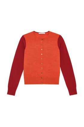 Maliparmi COLOURS OF THE WORLD CARDIGAN Orange JN228374230 Maliparmi COLOURS OF THE WORLD CARDIGAN Orange JN228374230