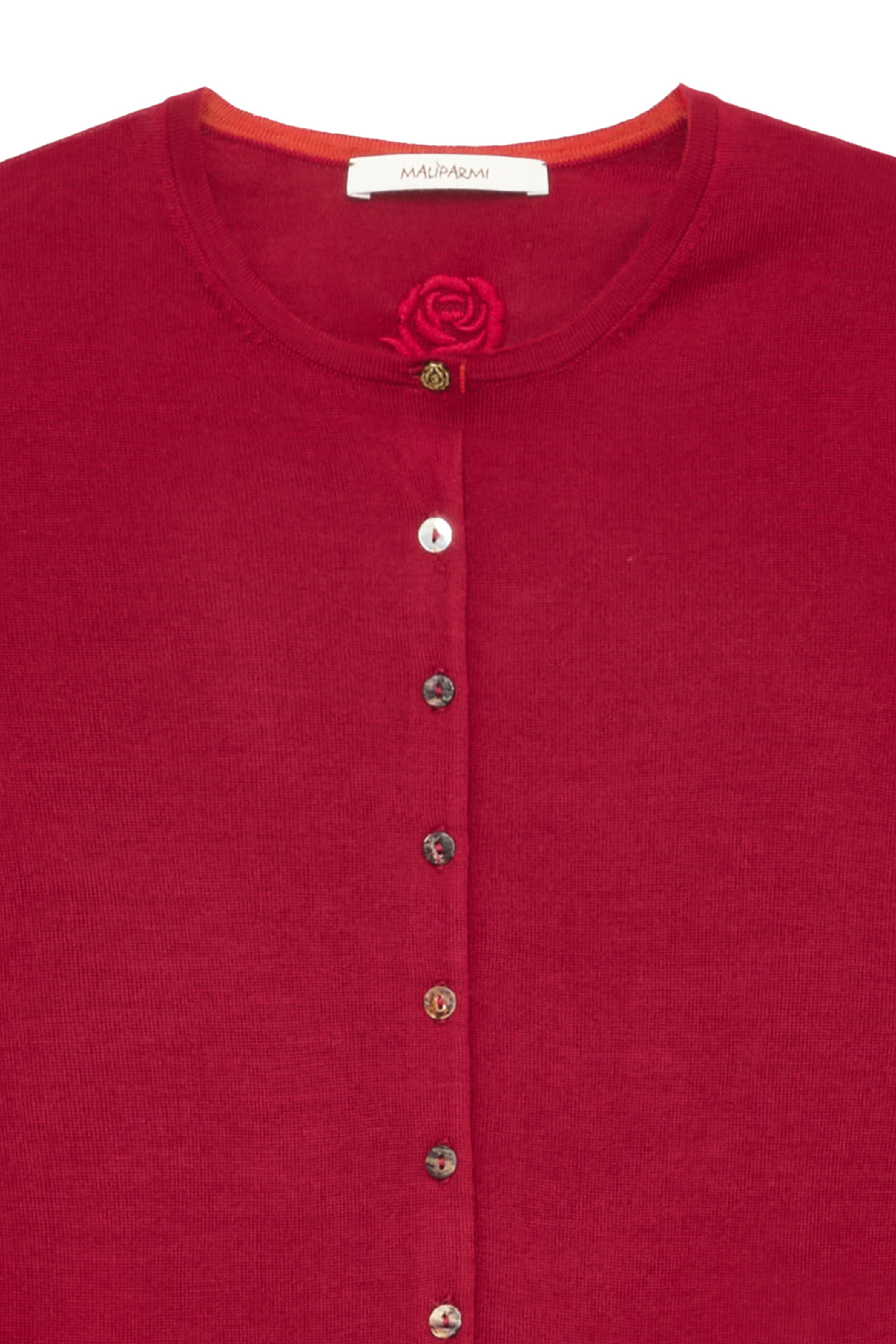 Maliparmi CARDIGAN COLOURS OF THE WORLD Cremisi JN228374230 Maliparmi CARDIGAN COLOURS OF THE WORLD Cremisi JN228374230