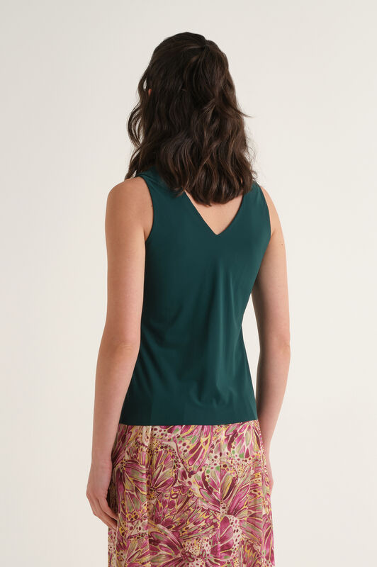Malìparmi SOFT JERSEY TOP Verde Bosque JP556470210