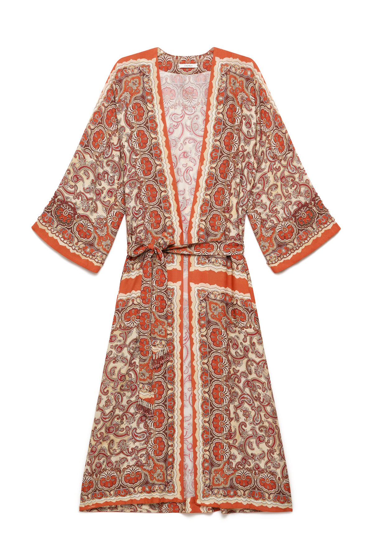 Malìparmi SUNSET PAISLEY ROBE Beige JF670050662