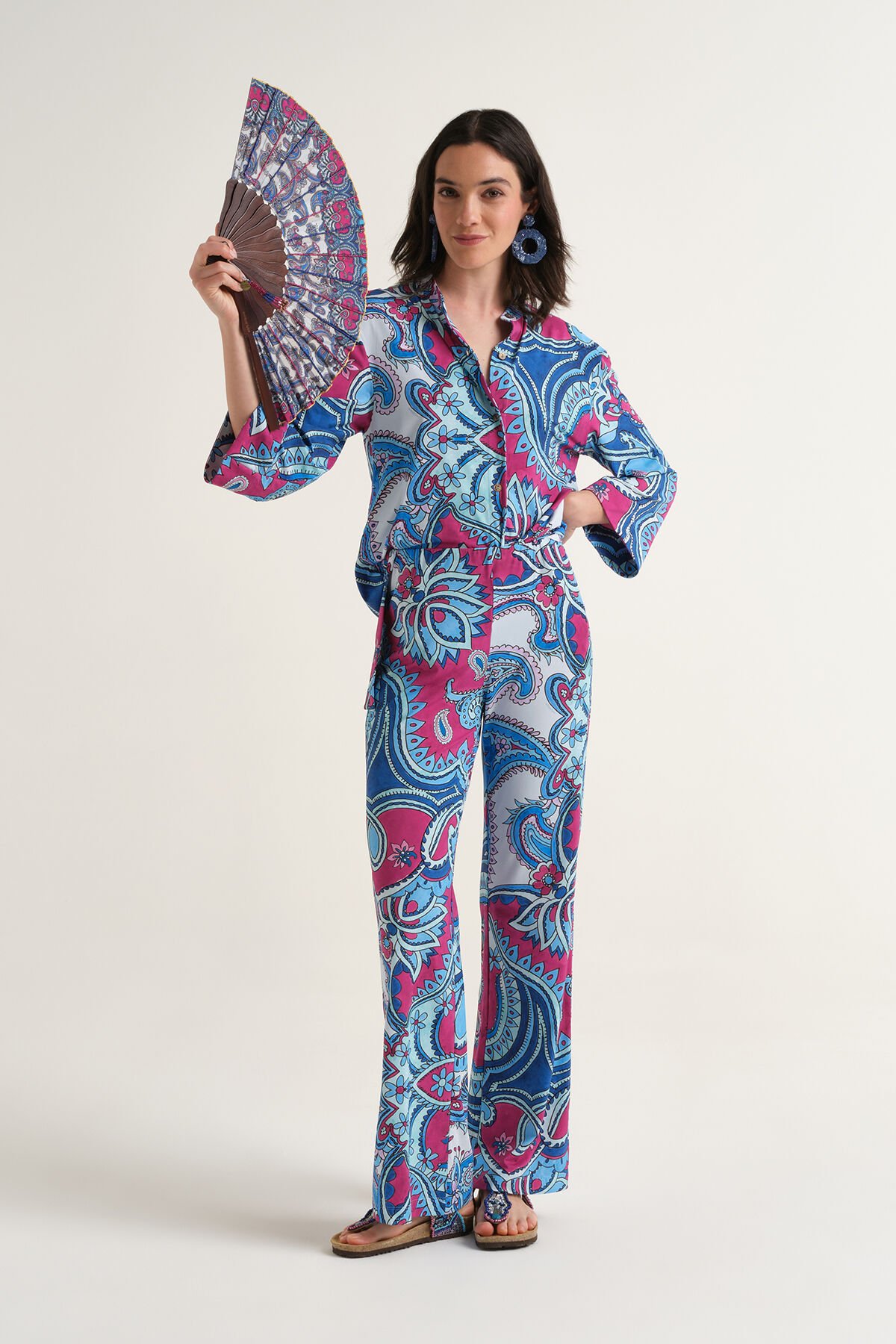 Malìparmi HIPPIE LOTUS HOSE Hellblau JH400970671