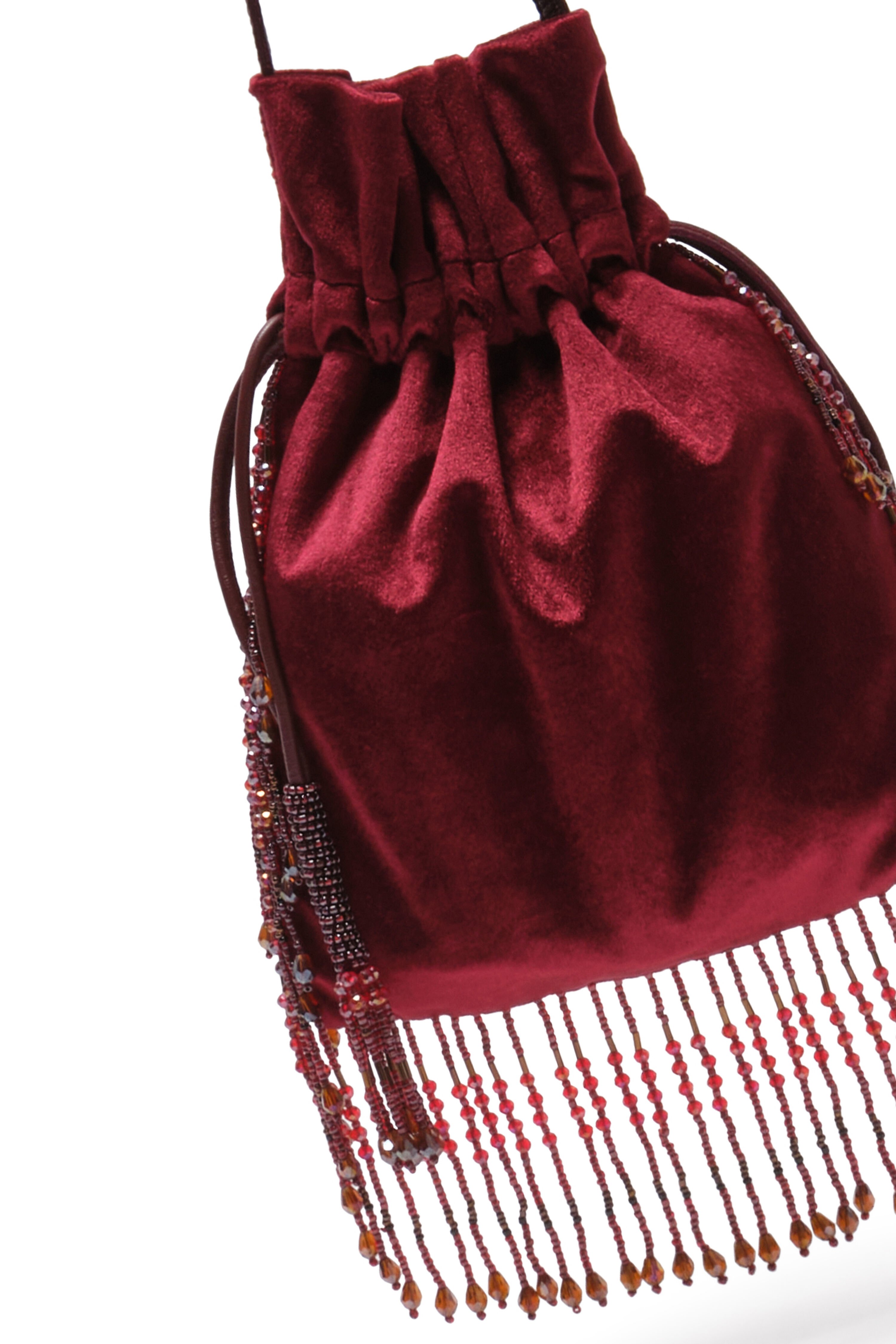 Maliparmi EMBROIDERY RUGIADA POUCH Burgundy OP009861055 Maliparmi EMBROIDERY RUGIADA POUCH Burgundy OP009861055