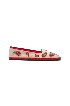 Malìparmi COLLECTION EMBROIDERY BALLET FLAT Beige SB009715225