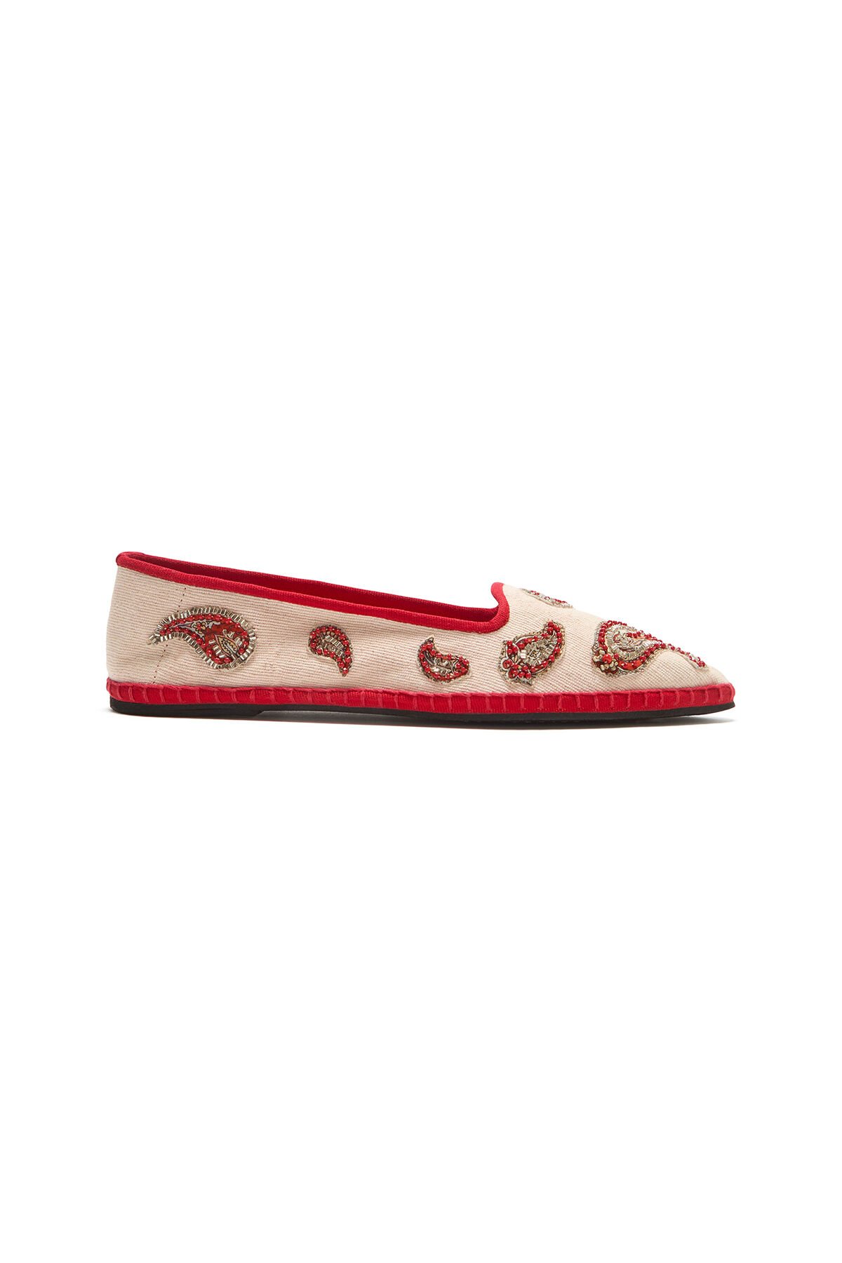 Malìparmi COLLECTION EMBROIDERY BALLET FLAT Beige SB009715225