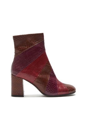 Maliparmi EXOTIC STRIPES ANKLE BOOT Rouge SY016001556
