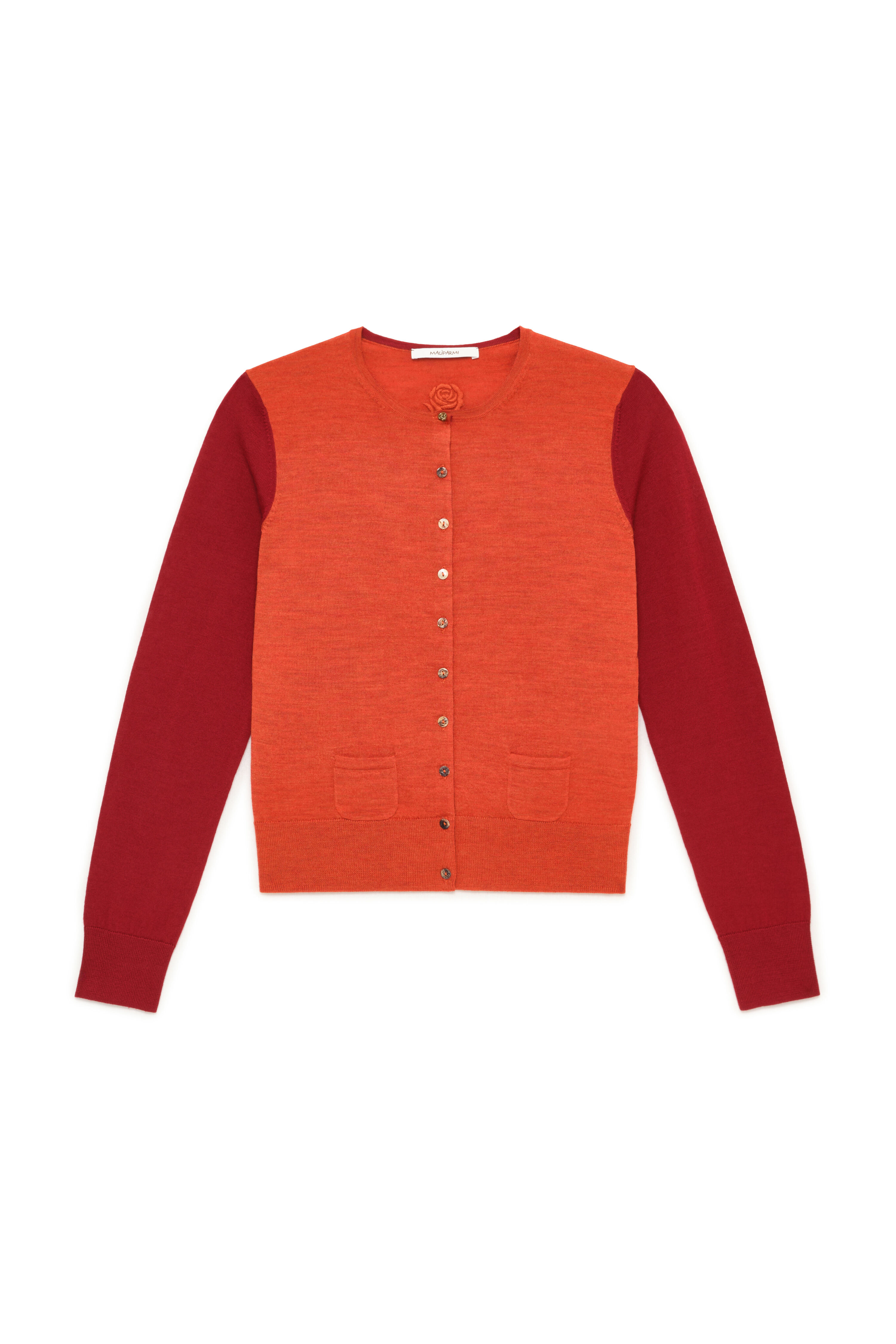 Maliparmi CARDIGAN COLOURS OF THE WORLD Arancio JN228374230 Maliparmi CARDIGAN COLOURS OF THE WORLD Arancio JN228374230
