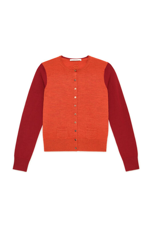 Maliparmi CARDIGAN COLOURS OF THE WORLD Arancio JN228374230 Maliparmi CARDIGAN COLOURS OF THE WORLD Arancio JN228374230