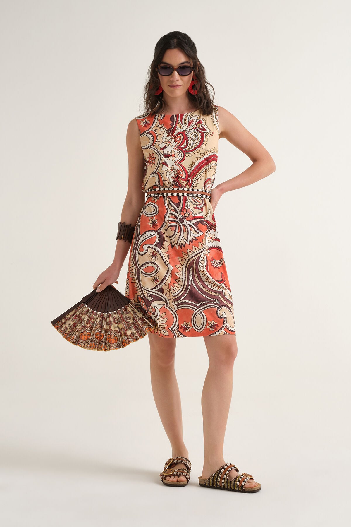 Malìparmi HIPPIE LOTUS DRESS Salmon JF671470671