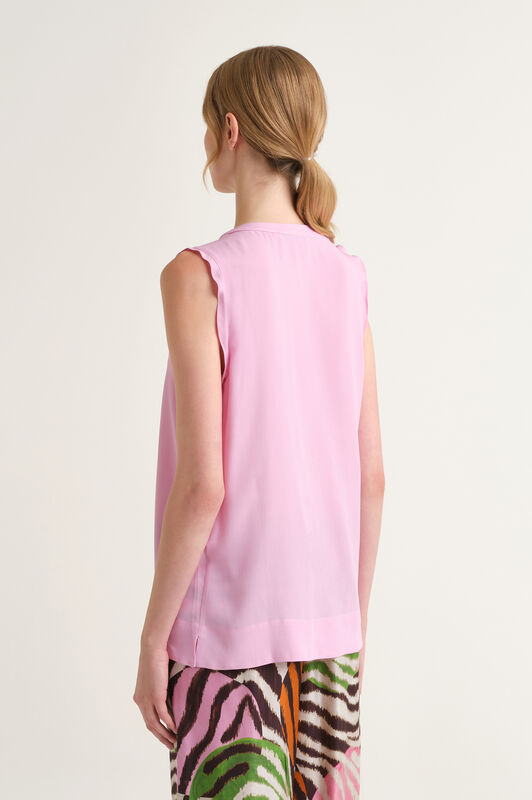 Malìparmi FLUID CREPE TOP Zartrosa JP554050672