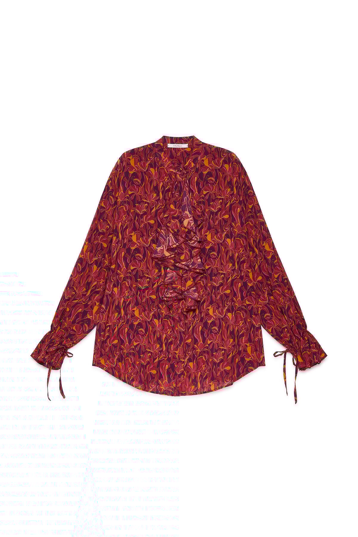 Maliparmi LILY'S BALLET SHIRT Bordeaux JM556250653 Maliparmi LILY'S BALLET SHIRT Bordeaux JM556250653