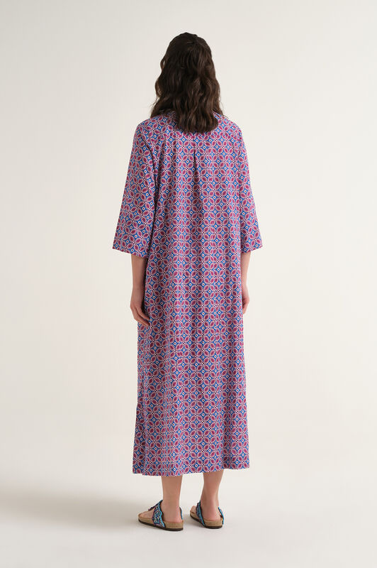Malìparmi FLORAL SPIN DRESS Blue JF669915215
