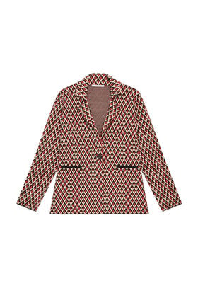 Maliparmi JACQUARD COMFORT BLAZER Marrón JD649678219 Maliparmi JACQUARD COMFORT BLAZER Marrón JD649678219