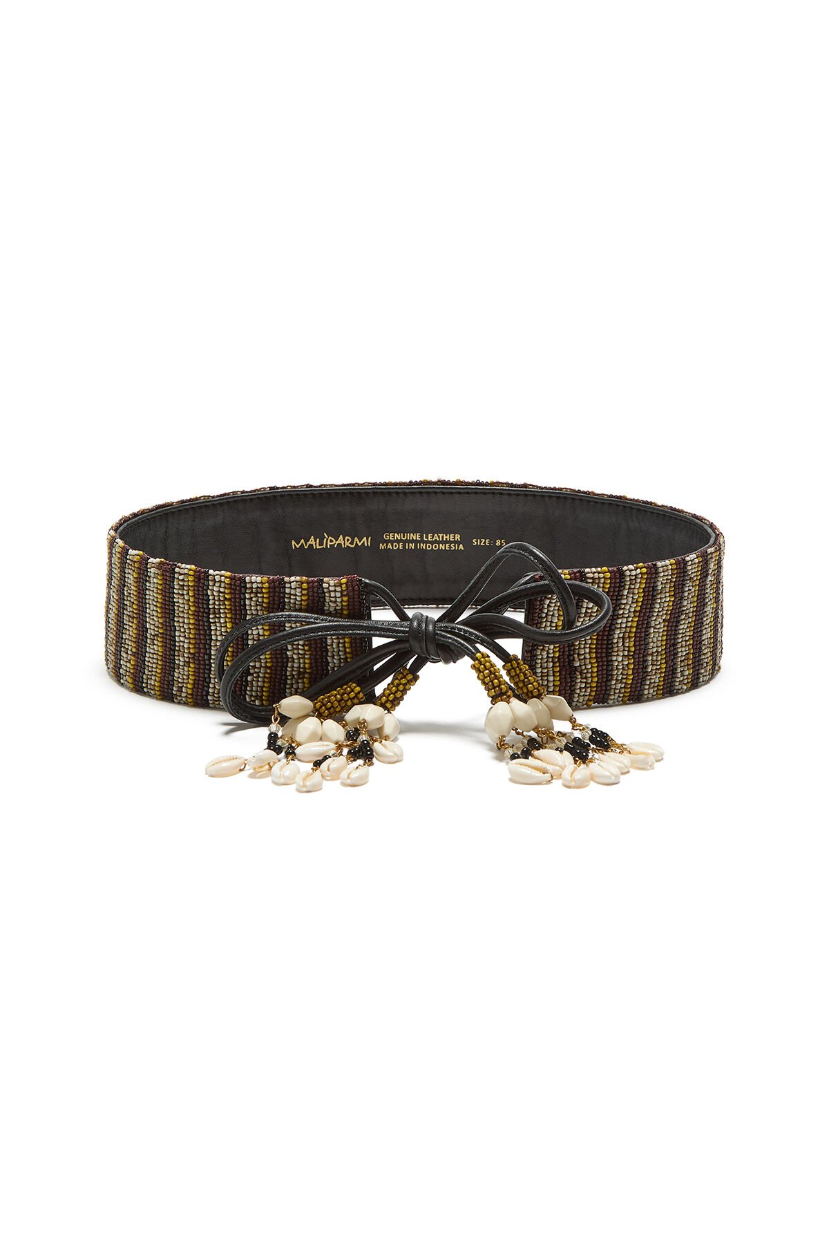 Malìparmi CINTURA SHELL&STRIPES GÜRTEL Braun CA006191276