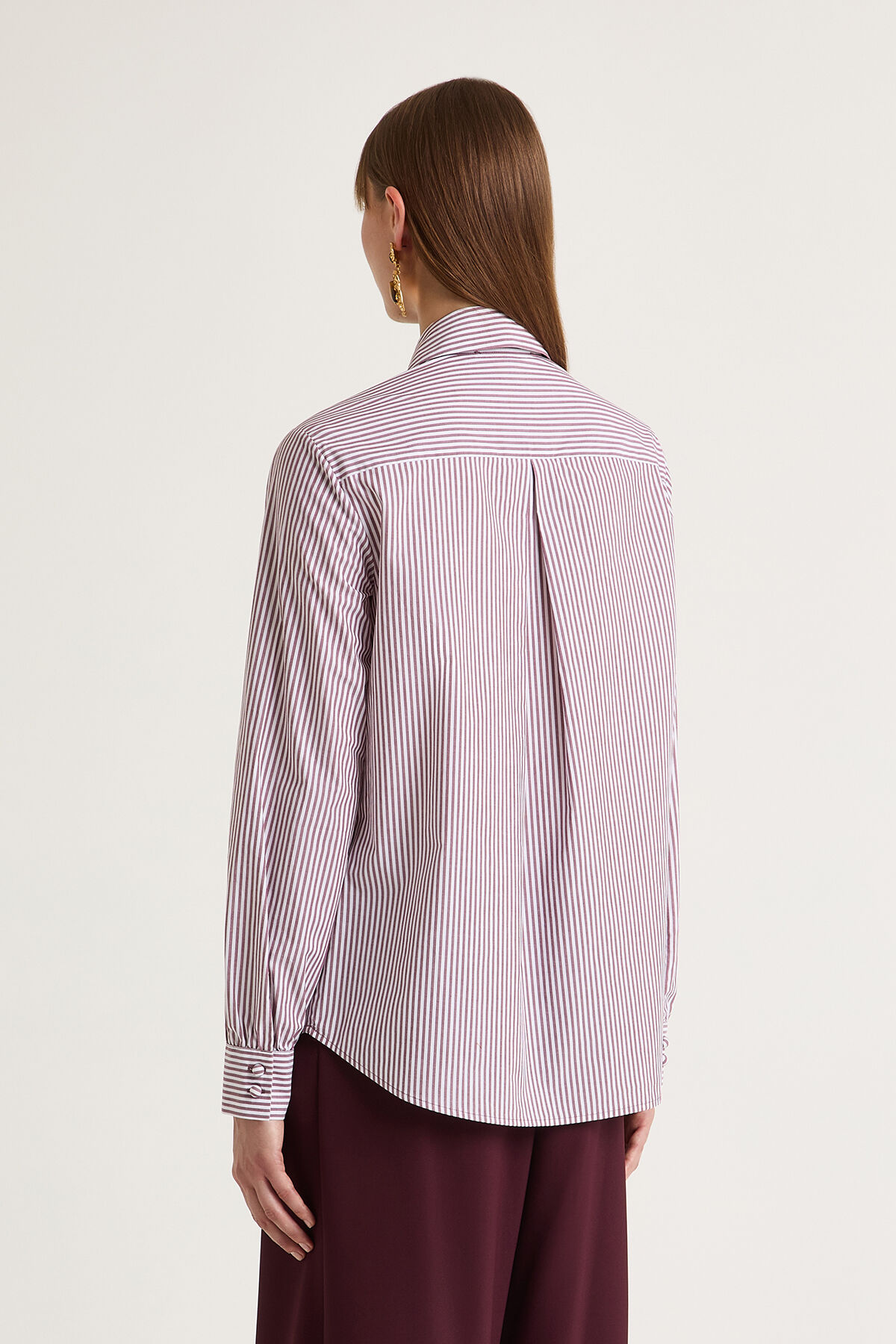 Maliparmi POP STRIPES HEMD Bordeaux JM556415212 Maliparmi POP STRIPES HEMD Bordeaux JM556415212