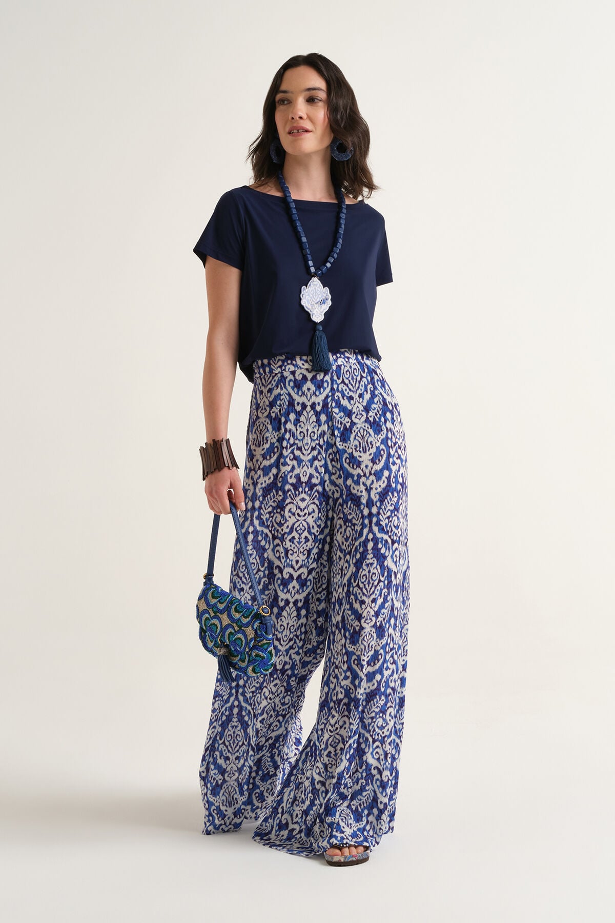 Malìparmi DREAMSCAPE IKAT PANTALON Bleu JH806850671