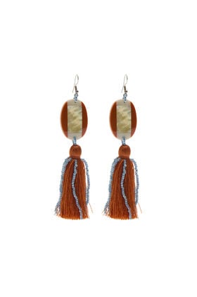 Malìparmi ELEGANT STONE EARRINGS Brown TR002191259