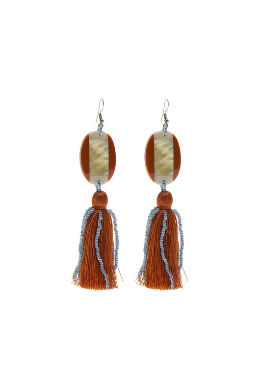 Malìparmi ELEGANT STONE EARRINGS Brown TR002191259