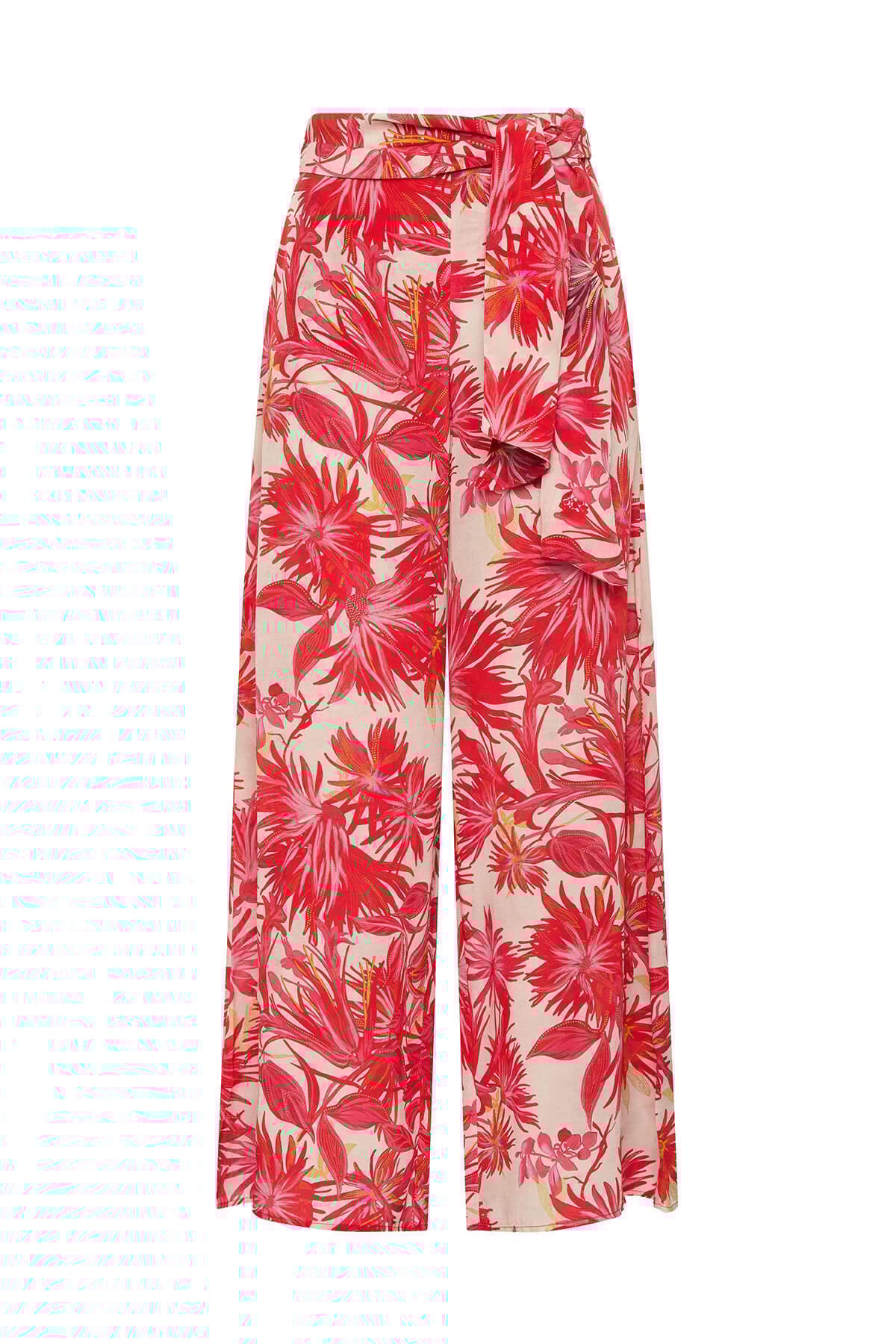 Malìparmi BOTANICAL JUNGLE TROUSERS Red JH806050663
