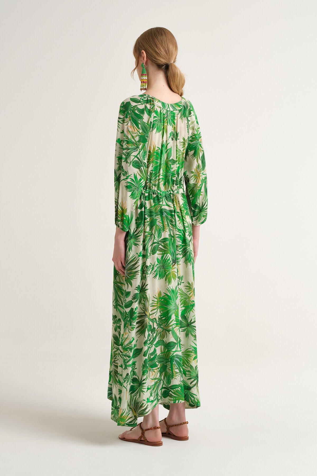 Malìparmi BOTANICAL JUNGLE DRESS Green JF664750663