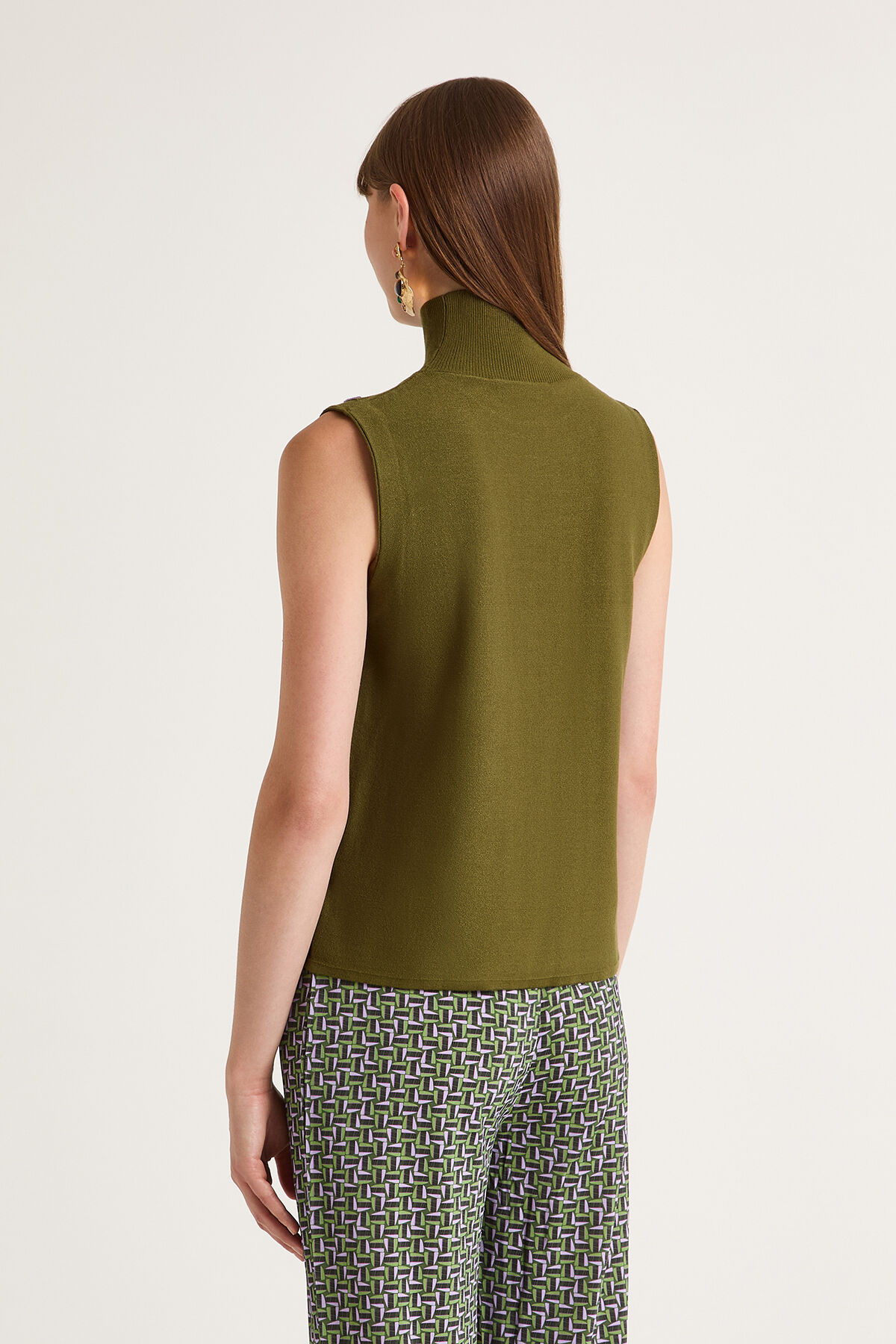 Maliparmi 3D STITCH TOP Green JP554978205