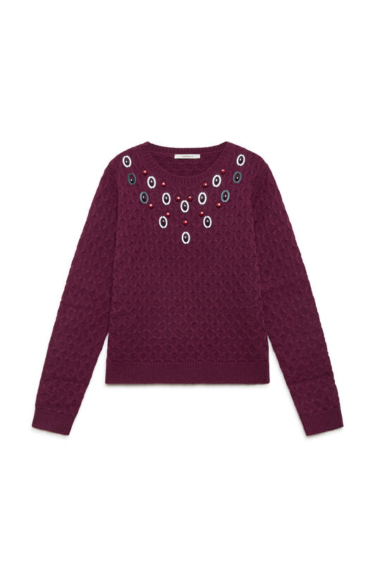 Maliparmi MAGLIA JEWEL WOOL Mosto JQ510578201