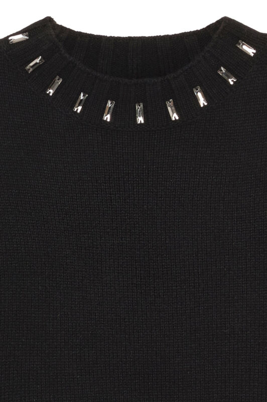 Maliparmi MAGLIA WOOL EMBROIDERY Nero JQ512875100 Maliparmi MAGLIA WOOL EMBROIDERY Nero JQ512875100
