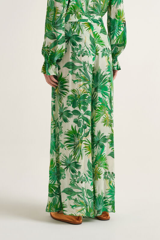 Malìparmi BOTANICAL JUNGLE PANTALON Vert JH806050663