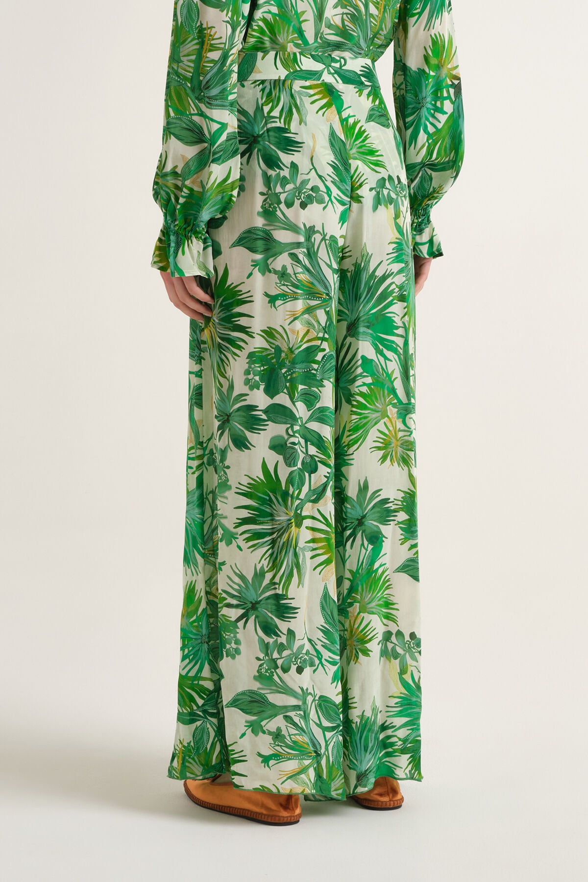 Malìparmi BOTANICAL JUNGLE PANTALON Vert JH806050663
