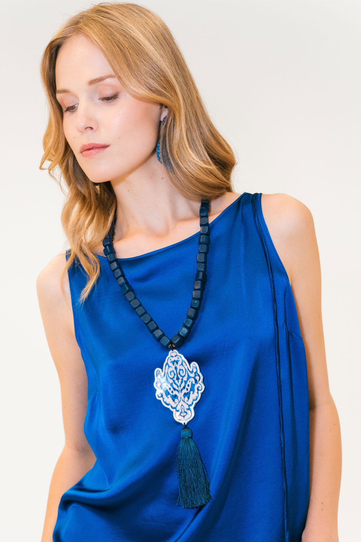 Malìparmi DREAMSCAPE IKAT NECKLACE Blue TC053492075