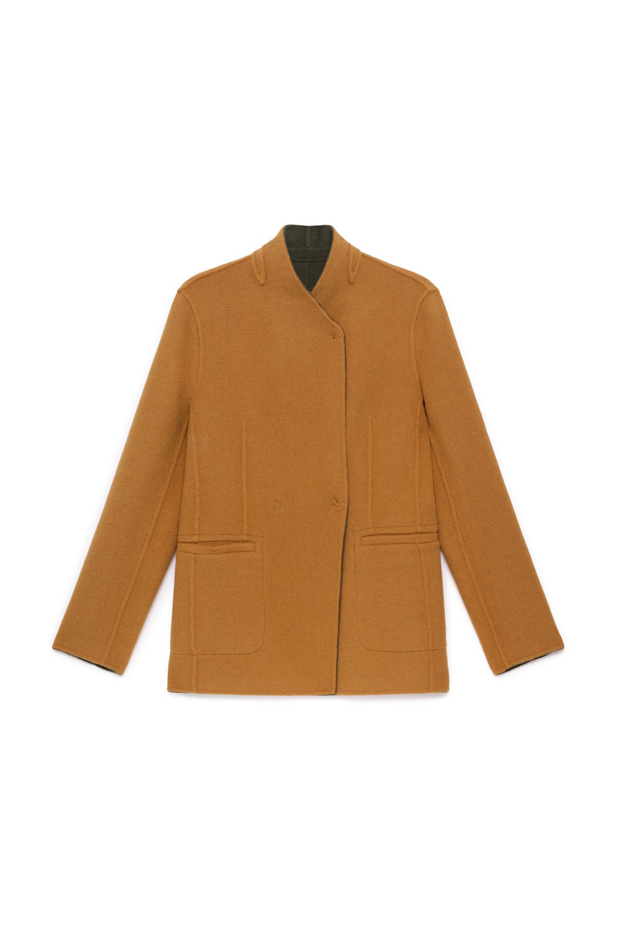 Maliparmi GIACCONE DOUBLE WOOL Giallo JA536320276