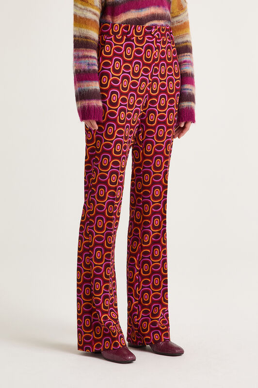 Maliparmi ROLLING CHAIN TROUSERS Dark Brown JH105060169