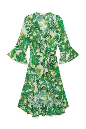 Malìparmi BOTANICAL JUNGLE DRESS Green JF670450663