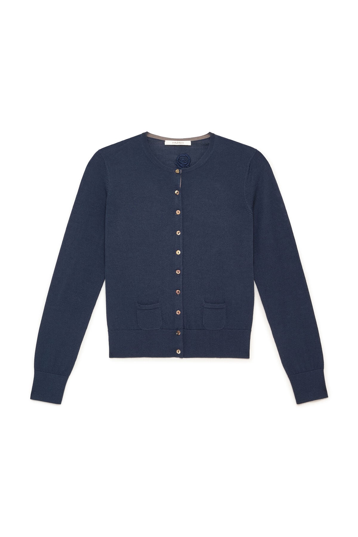 Maliparmi COLOURS OF THE WORLD CARDIGAN Navy Blue JN228374230 Maliparmi COLOURS OF THE WORLD CARDIGAN Navy Blue JN228374230