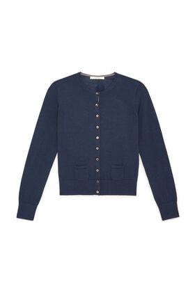 Maliparmi COLOURS OF THE WORLD CARDIGAN Navy Blue JN228374230 Maliparmi COLOURS OF THE WORLD CARDIGAN Navy Blue JN228374230