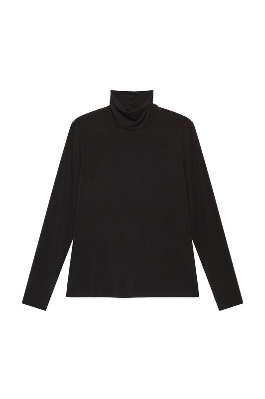 Maliparmi TECNO JERSEY T-SHIRT Schwarz JK028570226 Maliparmi TECNO JERSEY T-SHIRT Schwarz JK028570226