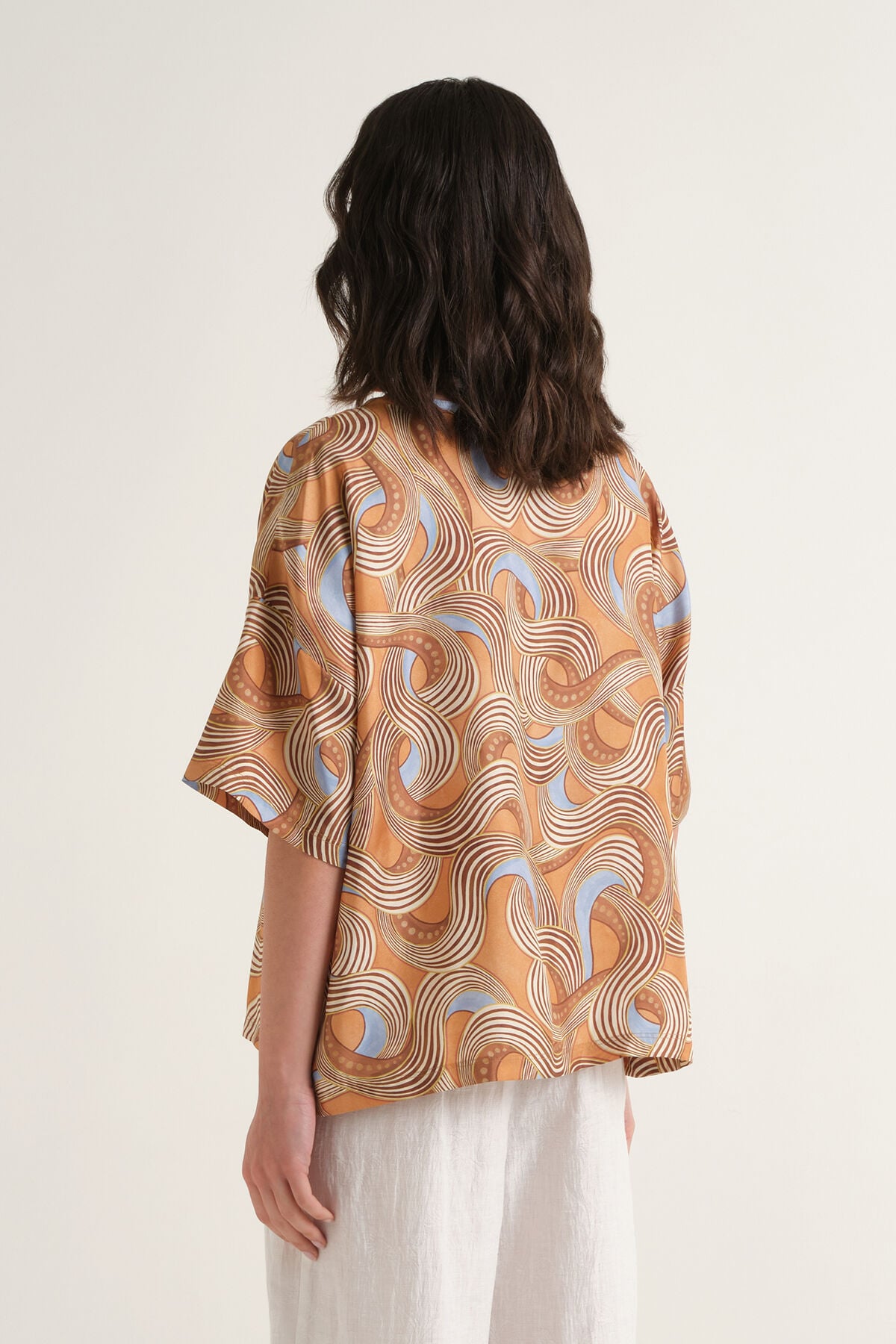 Malìparmi COLLECTION PRINT SHIRT Leather JM559031027