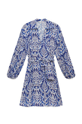 Malìparmi DREAMSCAPE IKAT DRESS Blue JF672050671