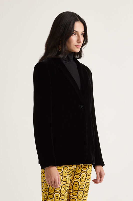 Maliparmi GIACCA FLUID VELVET Nero JD643561026