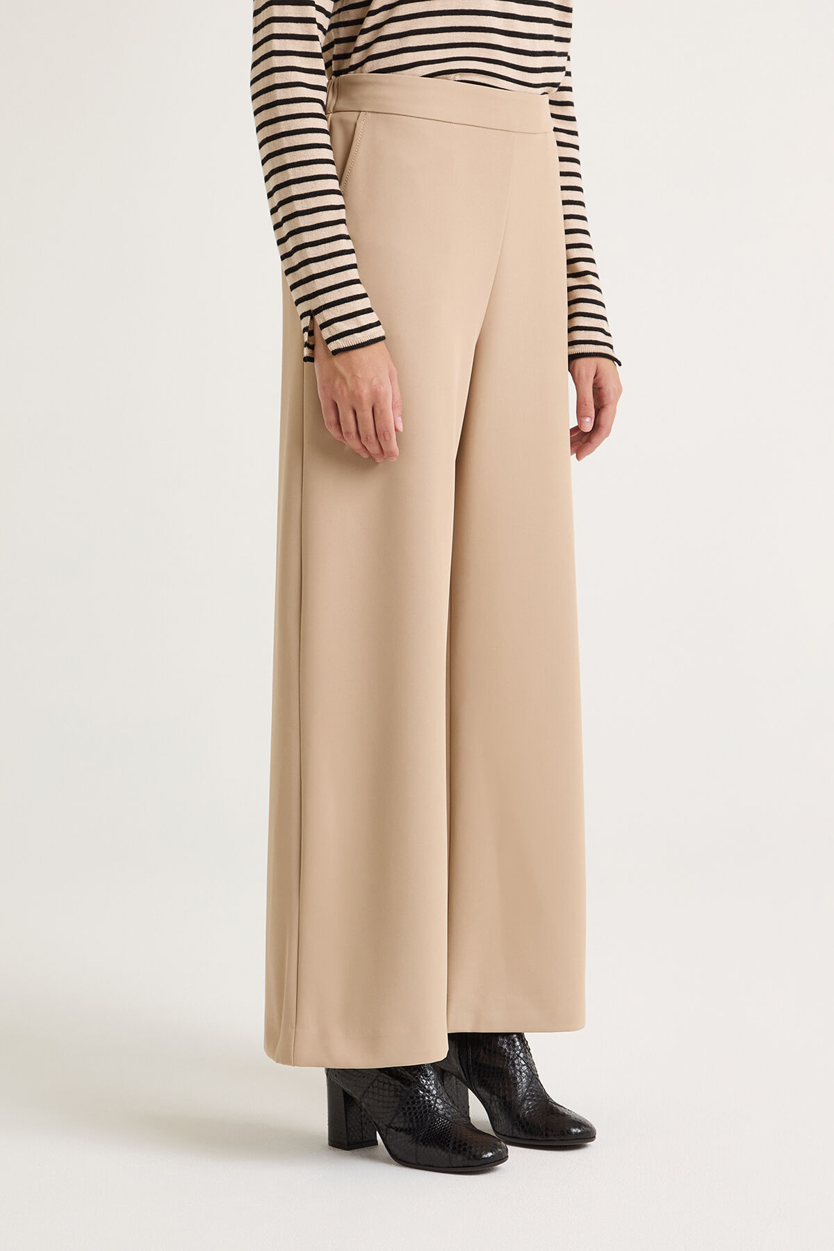 Maliparmi CADY TROUSERS Taupe JH805350658