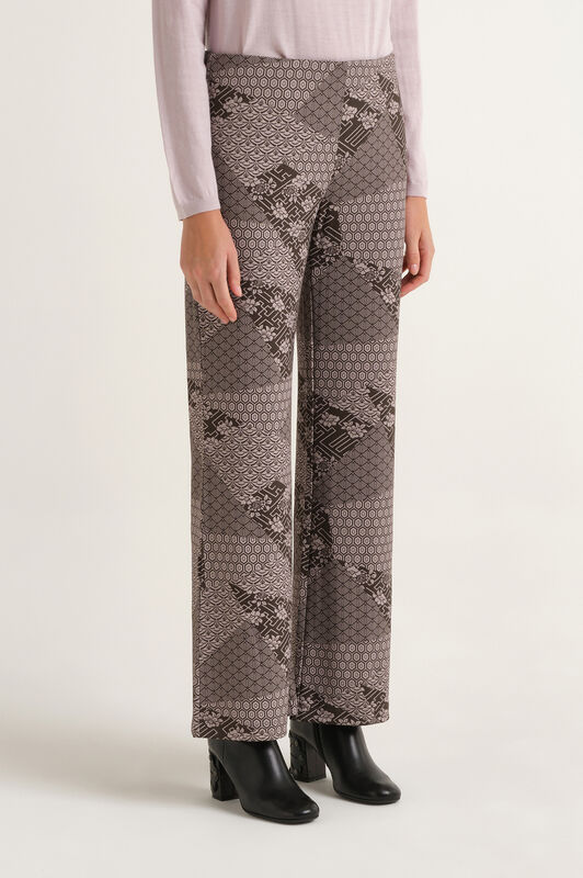 Maliparmi MOSAIC KIMONO TROUSER Grey JH400970679