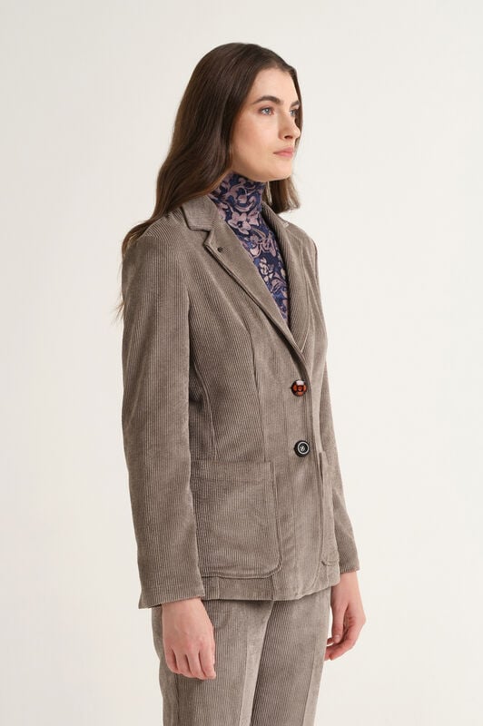 Maliparmi CORDUROY VELVET BLAZER Rock JD649761060 Maliparmi CORDUROY VELVET BLAZER Rock JD649761060