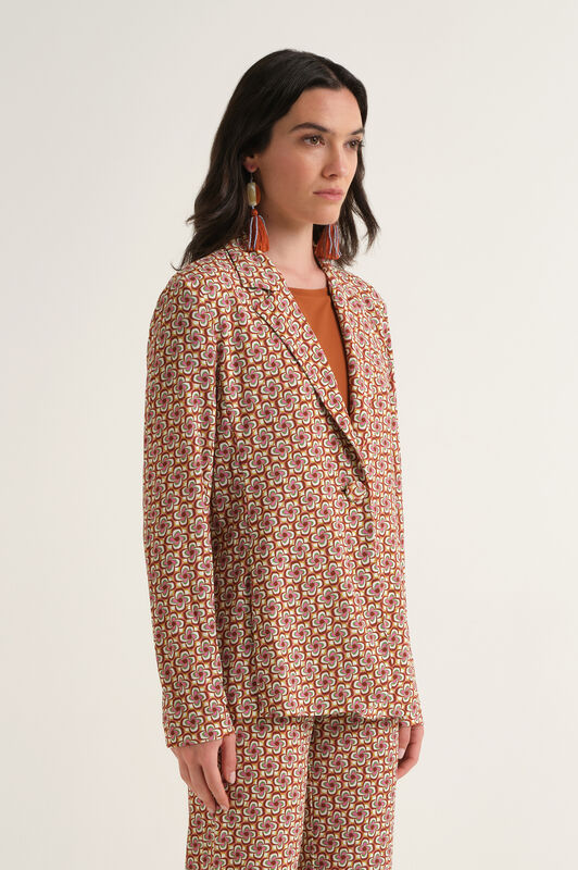 Malìparmi MINI MOULINÉ JACKET Brown JD648570675 Malìparmi MINI MOULINÉ JACKET Brown JD648570675