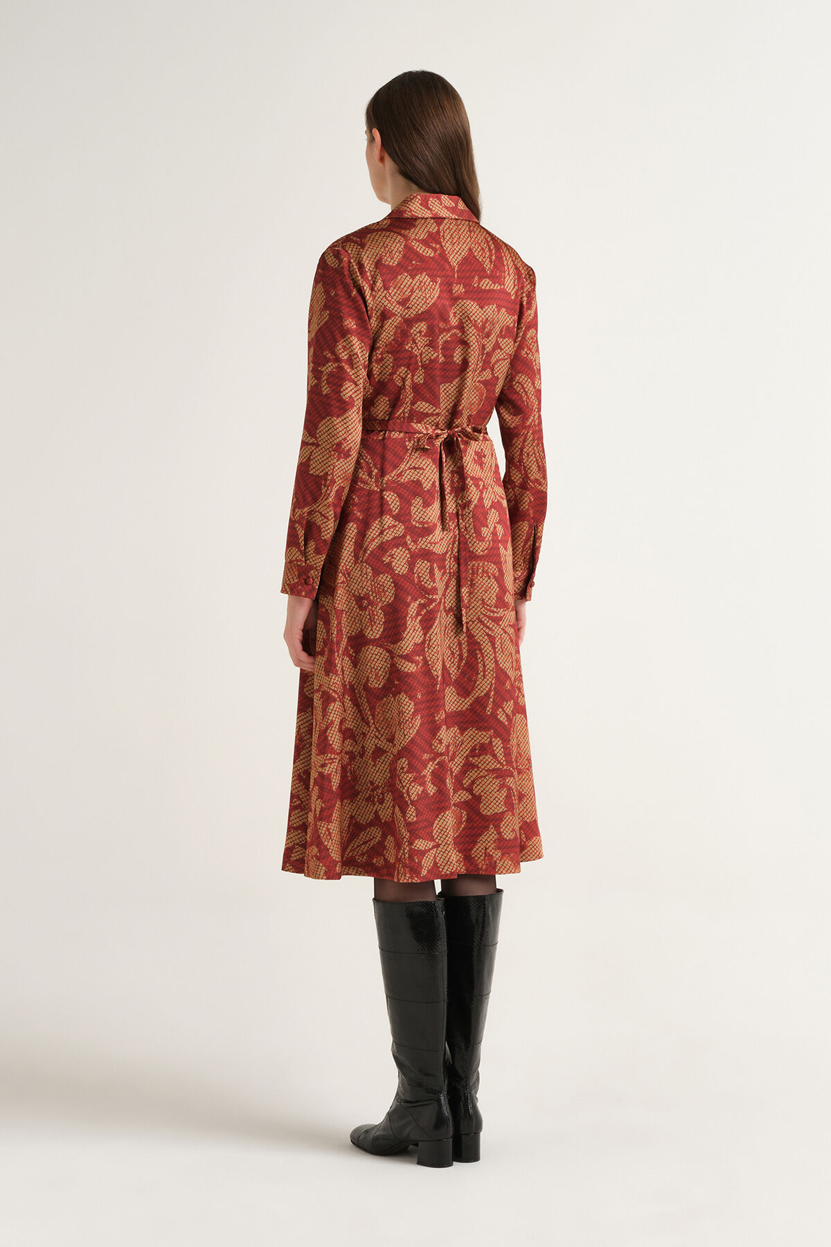 Maliparmi SWEET FOLIAGE DRESS Red JF673150688