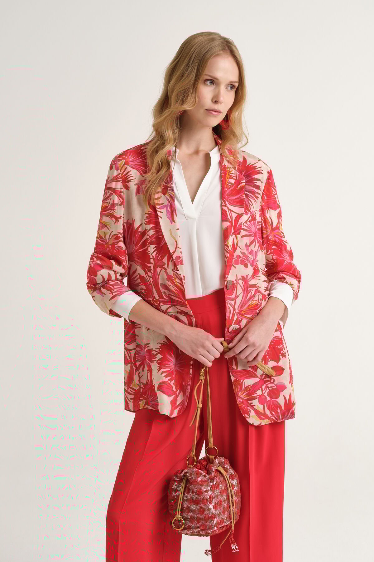 Malìparmi GIACCA BOTANICAL JUNGLE Rosso JD005950663