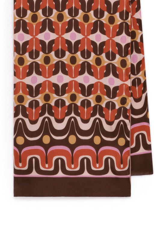 Maliparmi STOLA 70X200 COLLECTION PRINTS Cuoio IB020730123