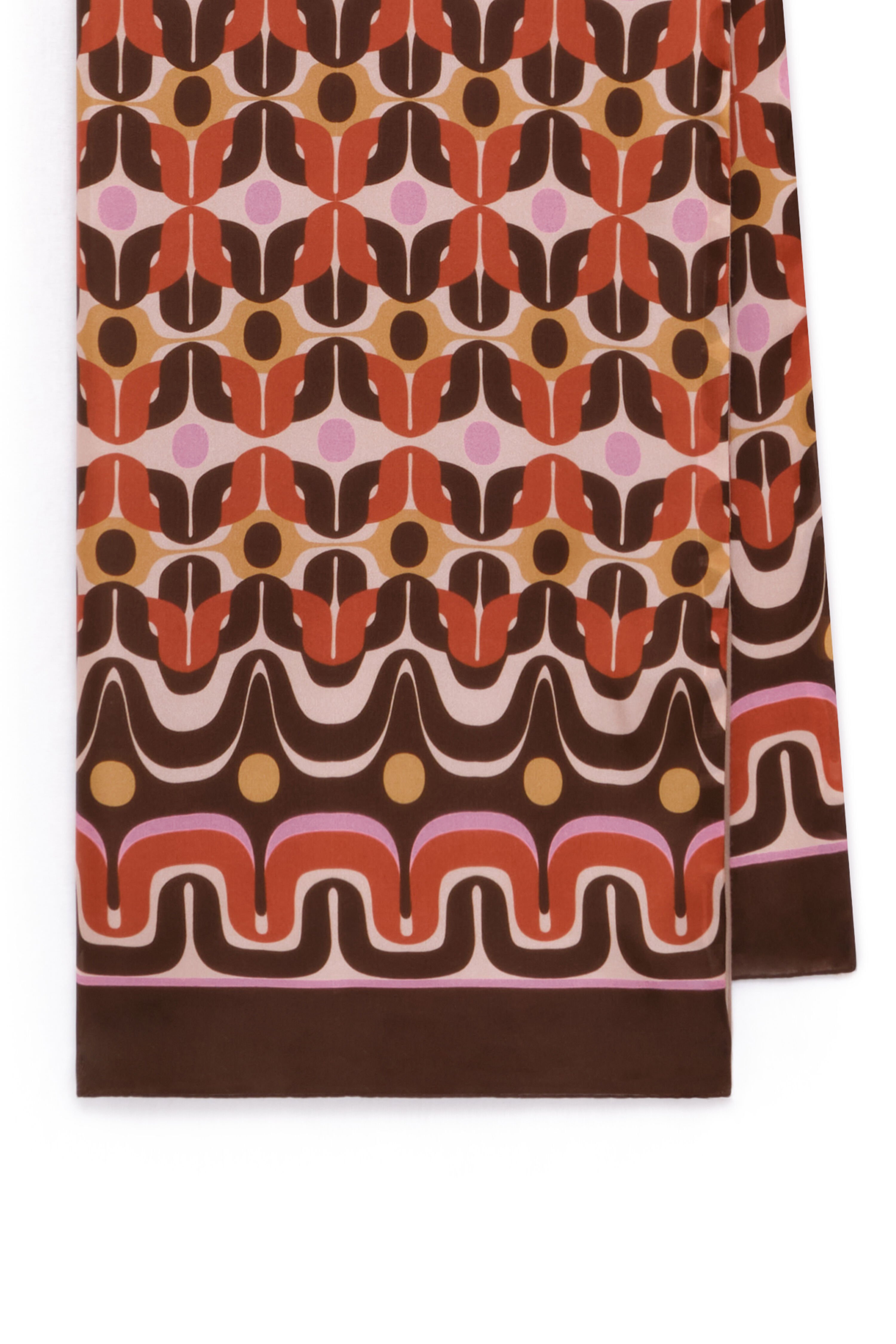 Maliparmi STOLA 70X200 COLLECTION PRINTS Cuoio IB020730123
