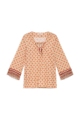 Malìparmi FLORAL SPIN KAFTAN Orange JM557615215